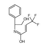 4,4,4-trifluoro-N-[(1R)-2-hydroxy-1-phenylethyl]but-2-enamide Structure