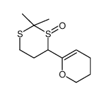 6-(3,4-dihydro-2H-pyran-6-yl)-2,2-dimethyl-1,3-dithiane 1-oxide Structure