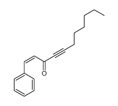 1-phenylundec-1-en-4-yn-3-one结构式