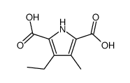 3-ethyl-4-methyl-1H-pyrrole-2,5-dicarboxylic acid结构式