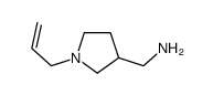1-(1-Allyl-3-pyrrolidinyl)methanamine结构式