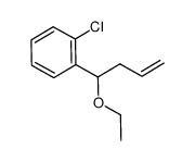 1-chloro-2-(1-ethoxybut-3-en-1-yl)benzene结构式