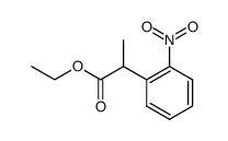 ethyl 2-(2-nitrophenyl)propanoate结构式