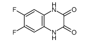 6,7-二氟喹喔啉-2,3-(1H,4H)-二酮结构式