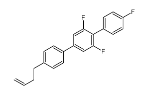 5-(4-but-3-enylphenyl)-1,3-difluoro-2-(4-fluorophenyl)benzene Structure