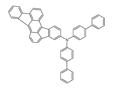 N,N-bis(4-phenylphenyl)rubicen-5-amine Structure