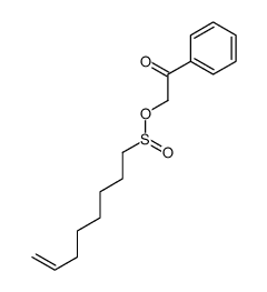 phenacyl oct-7-ene-1-sulfinate结构式