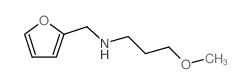 N-(2-呋喃基甲基)-3-甲氧基丙烷-1-胺结构式