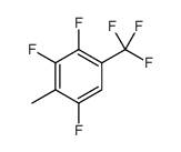 Benzene, 1,3,4-trifluoro-2-methyl-5-(trifluoromethyl)结构式
