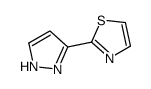 2-(1H-Pyrazol-5-yl)-1,3-thiazole Structure
