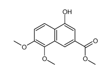 4-羟基-7,8-二甲氧基-2-萘羧酸甲酯结构式