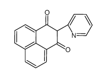 2-pyridin-2-ylphenalene-1,3-dione Structure