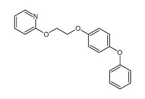 2-[2-(4-phenoxyphenoxy)ethoxy]pyridine Structure