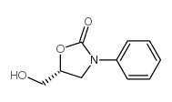 (R)-5-(羟基甲基)-3-苯基噁唑啉-2-酮结构式