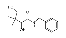 N-benzyl-2,4-dihydroxy-3,3-dimethylbutyramide Structure