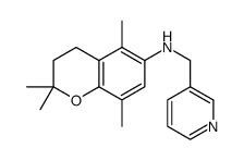 6-(3-picolyl)amino-2,2,5,8-tetramethylchromane structure