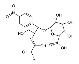 氯霉素-1-O-β-D-葡糖醛酸三乙铵盐结构式