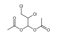 (1-acetyloxy-2,3-dichloropropyl) acetate Structure