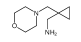 1-[1-(4-Morpholinylmethyl)cyclopropyl]methanamine Structure