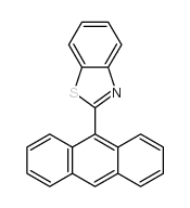 2-Anthracen-9-yl-benzothiazole结构式