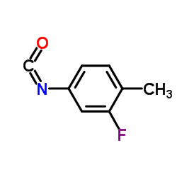 3-氟-4-甲基苯异氰酸酯结构式