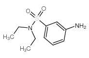 3-氨基-N,N-二乙基苯磺酰胺结构式