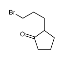 2-(3-bromopropyl)cyclopentan-1-one structure