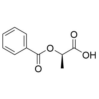 (R)-2-(Benzoyloxy)propanoic acid Structure