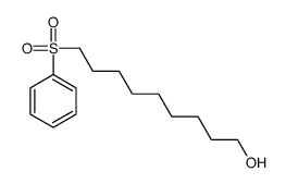 9-(benzenesulfonyl)nonan-1-ol结构式