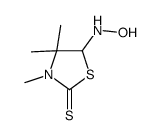 5-(hydroxyamino)-3,4,4-trimethyl-1,3-thiazolidine-2-thione结构式