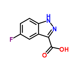 5-氟吲唑-3-羧酸结构式