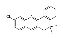 10-chloro-5,5-dimethyl-5,6-dihydro-benz[c]acridine结构式