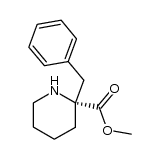 (R)-methyl 2-benzylpiperidine-2-carboxylate结构式
