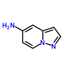吡唑并[1,5-a]吡啶-5-胺结构式