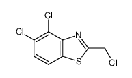 2-氯甲基-4,5-二氯苯并噻唑结构式