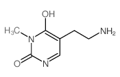 5-(2-氨基乙基)-6-羟基-1-甲基嘧啶-2(1H)-酮结构式
