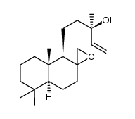 8,17-epoxy-14-labden-13-ol Structure