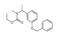 N-[1-(3'-苄氧基苯基)乙基]-N-甲基-O-乙基氨基甲酸酯结构式