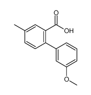 2-(3-methoxyphenyl)-5-methylbenzoic acid结构式