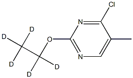 4-Chloro-5-methyl-2-(ethoxy-d5)-pyrimidine Structure