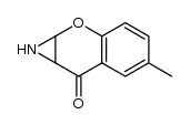 5-methyl-1,7a-dihydrochromeno[2,3-b]azirin-7(1aH)-one Structure