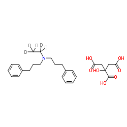 Alverine-d5 citrate Structure