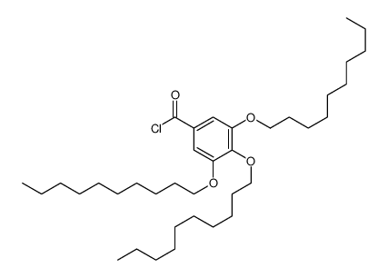 3,4,5-tris-decoxybenzoyl chloride结构式