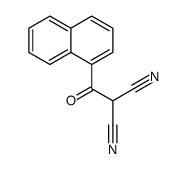 2-(1-萘甲酰基)丙二腈结构式
