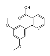 2-(3,5-dimethoxyphenyl)pyridine-3-carboxylic acid Structure