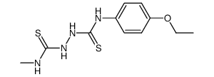 1-methyl-6-(4'-ethoxyphenyl)-2,5-dithiobiurea结构式