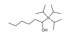 1-(tri-2-propylsilyl)-1-hexanol Structure