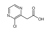 2-(3-氯吡嗪-2-基)乙酸结构式