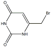 6-(溴甲基)嘧啶-2,4(1H,3H)-二酮结构式