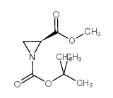 1-(tert-Butyl) 2-methyl (S)-aziridine-1,2-dicarboxylate Structure